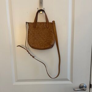 Madewell Brown Woven Handbag